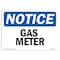 Signmission OSHA Notice, 3.5" Height, Gas Meter Sign, 5" X 3.5", Landscape OS-NS-D-35-L-13014 - alternate 1